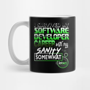 I Survived My Software Developer Career With My Sanity Intact Mug